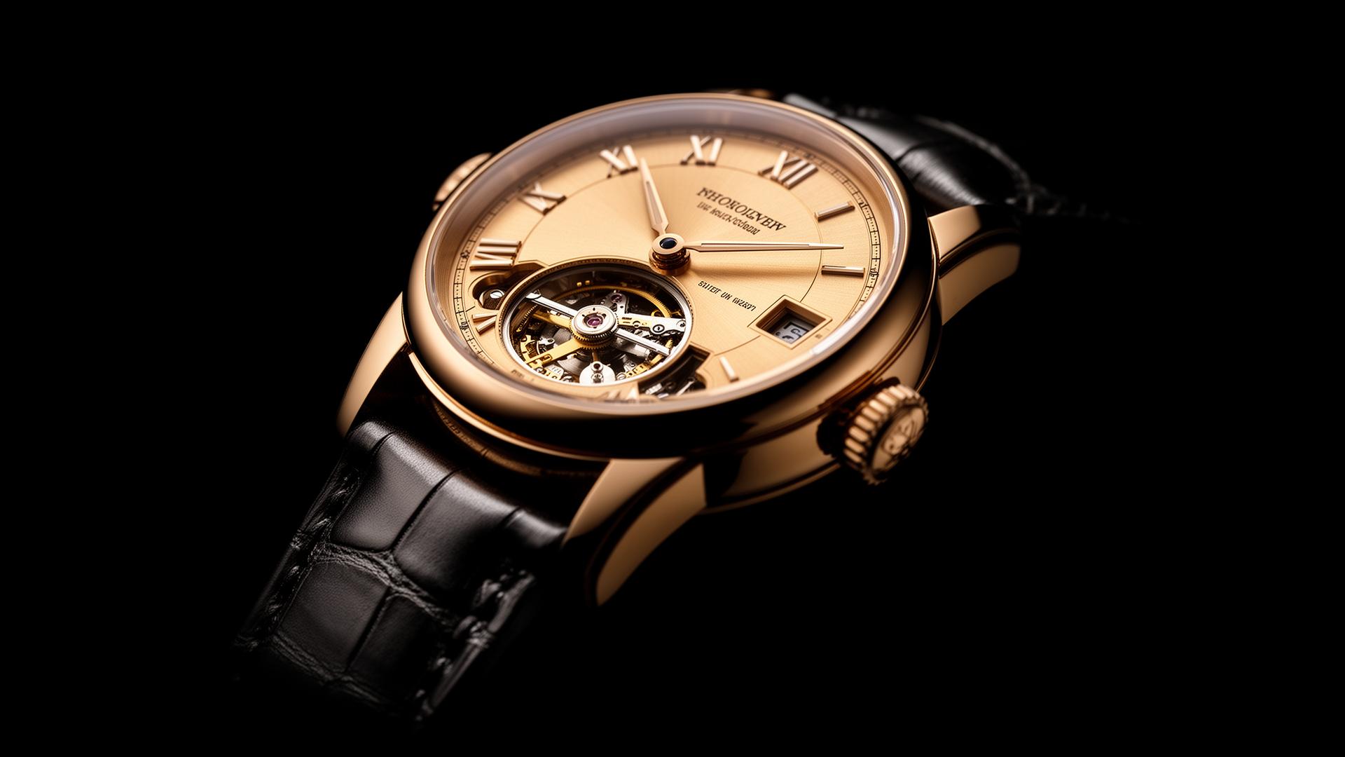 A finely crafted mechanical timepiece